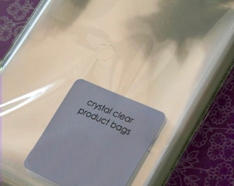 QTY 100 Ultra Clear Bags - Acid and Lignin Free - 2 15/16 x 5 3/4 Inches