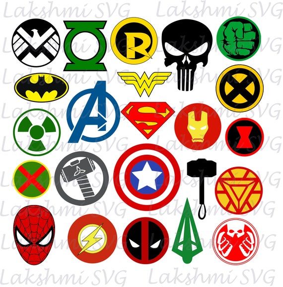 Superheroes SVG Superhero eps Superhero logo SVG Superhero