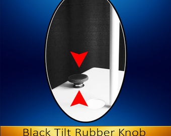 RBA Black Tilt Rubber Knob