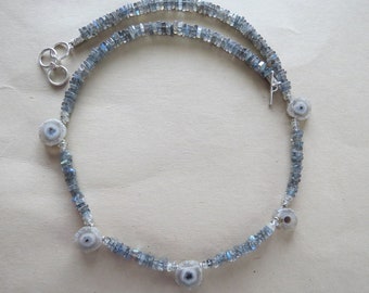 Stunning Labradorite and Brown Heliodor Necklace
