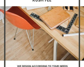 Rush Fee for Custom Design Projects