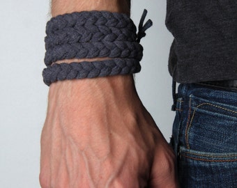 Braided Bracelet, Cuff Bracelet, Mens Gift, Mens Bracelet, Husband Gift, Gift for Boyfriend, Boyfriend Gift, Gift for Men, Festival Clothing