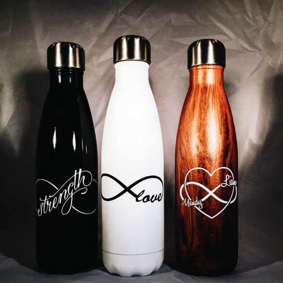 Custom Infinite Love Swell Bottle -Wedding, Christmas, Anniversary, Valentine's Day Swell Bottle