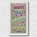Happiness is a state of mind - Quote - PDF cross stitch pattern