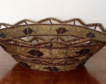 Decorative Wire Basket. 1970's.