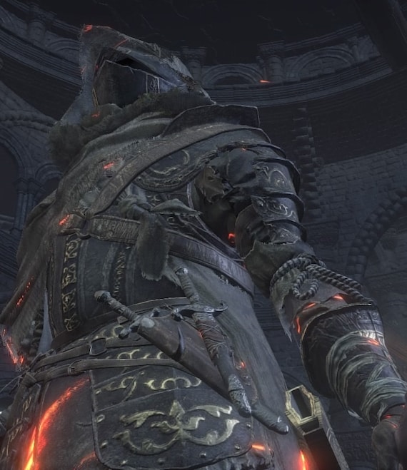 Dark Souls III Fallen Knight Armor detail pattern