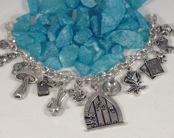 Alice in Wonderland Charm Bracelet