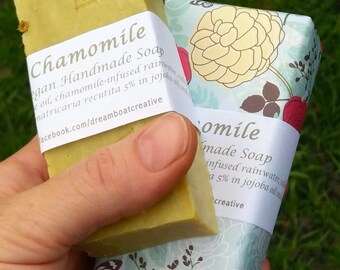 Vegan olive oil soap with Chamomile