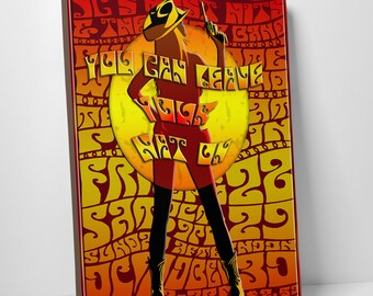 You Can Leave Your Hat On Gallery Wrapped Canvas Print