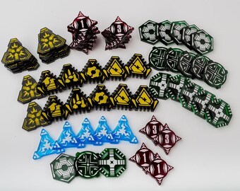 Acrylic Battalion Token Set - SW Legion Compatible