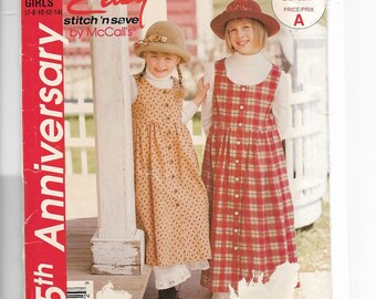 McCall's Girls' Jumper and Petticoat Pattern P227
