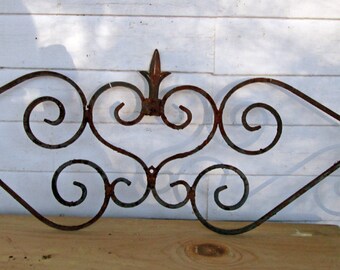 Architectural Element Ornate Iron Fence Top