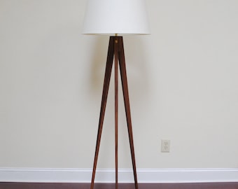 Floor Lamp Tripod Black Walnut Floor Lamp Tripod Black Walnut