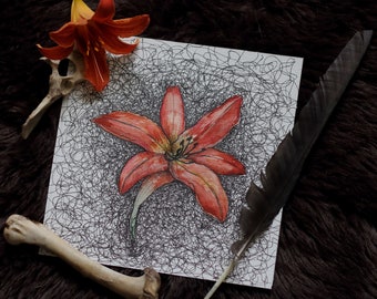 Lily Original Painting