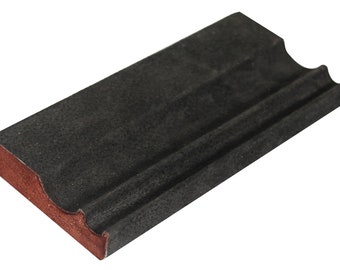 Leather strop for sharpening, polishing, finishing knives, chisels, gouges, profile leather strop, small board finishing knife razor