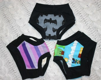 Kids undies underwear CUSTOM ORDER scrundies panties Boys and Girls under pants briefs training trainers pullups REL Apparel