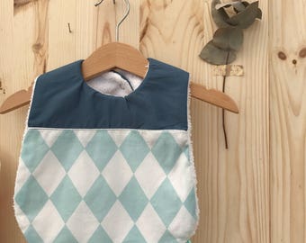 Bib bi-gout and Terry cloth
