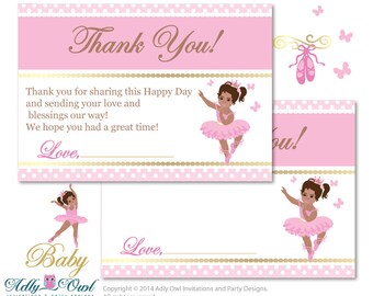 Ballerina thank you | Etsy