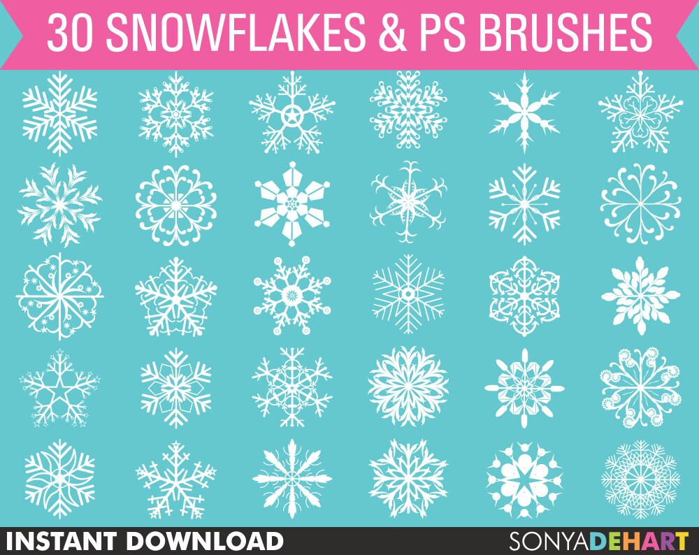 christmas photoshop brushes