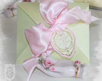French Vintage Style Perfume Tags Set of Eight