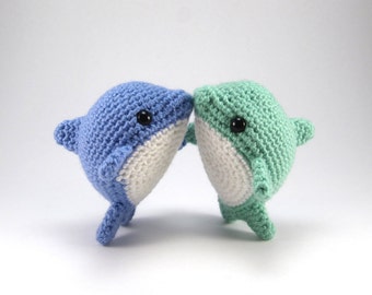 Pearl the Dolphin PDF Crochet Amigurumi Pattern