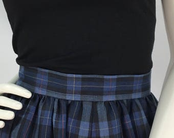1960's Highland Queen plaid midi