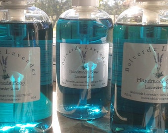 Lavender Mint Liquid Soap 16 oz. Handmade