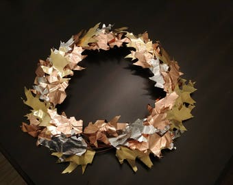 Metal Wreath for Thanksgiving and Halloween