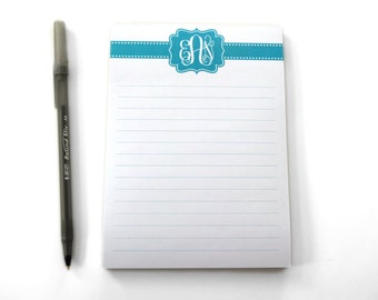 Ruled Monogram Notepad - Medium