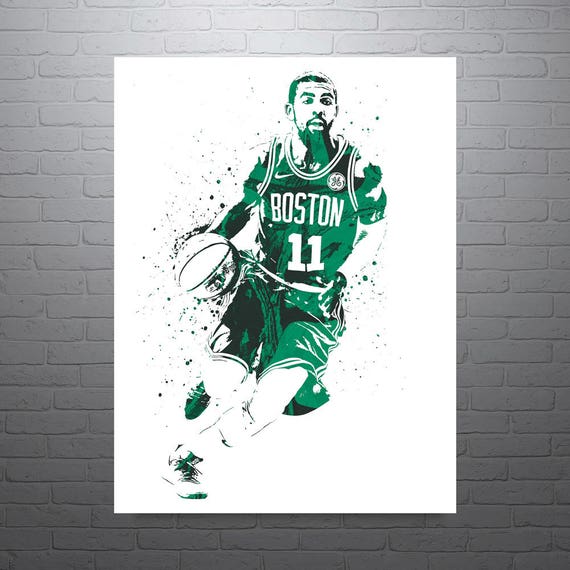 Kyrie Irving Boston Celtics Sports Art Print Basketball