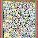 Mosaic Tiles 200 VIBRANT COLORED Dog PAWS Handpainted hp China Mosaic Tile