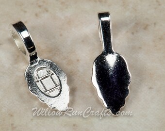 25 Medium Aanraku Bails (07-06-210) Glue on Bails for Pendants/Glass Tiles