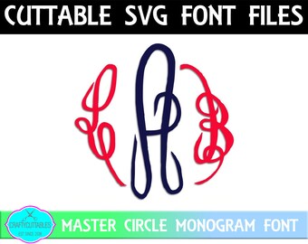 Master Circle SVG, PNG Files Silhouette Cameo and Cricut Files