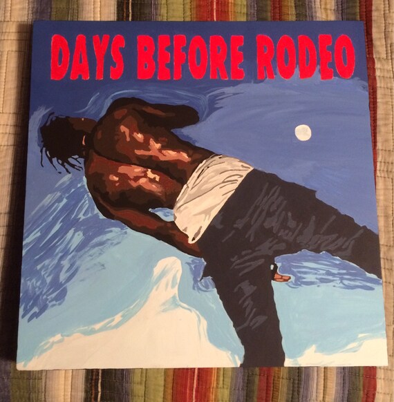 Travis Scott Days Before Rodeo Mixtape Cover Painting