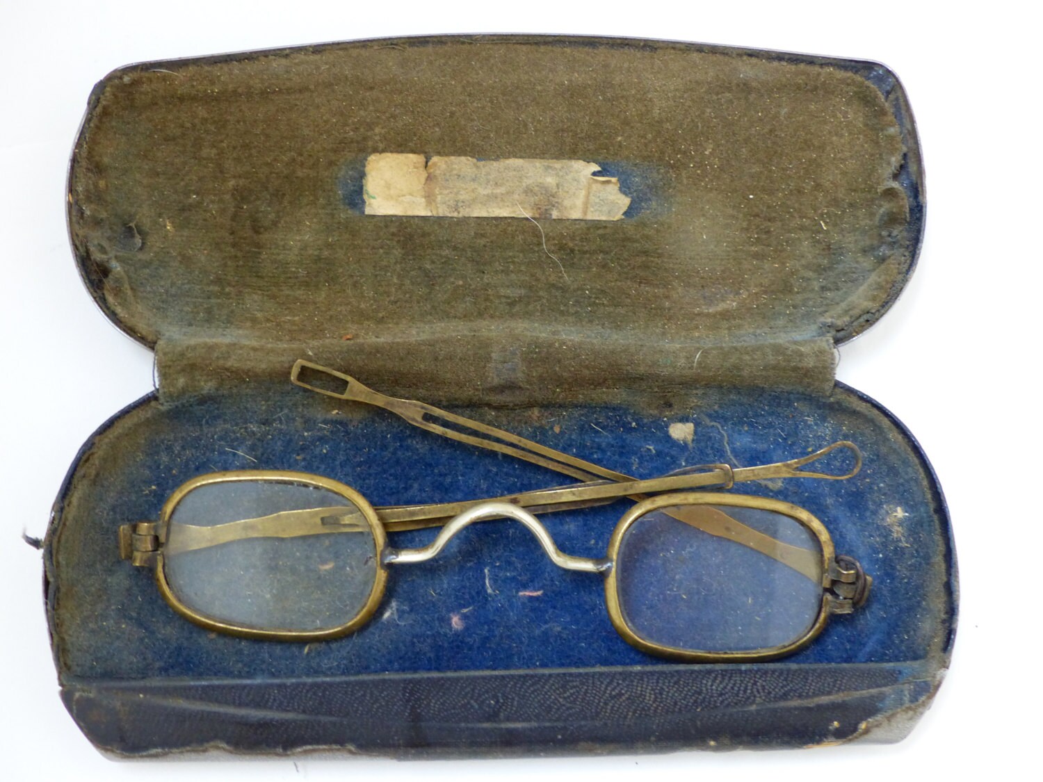 Antique Optical 1700s To Early 1800s Eyeglasses With Case 