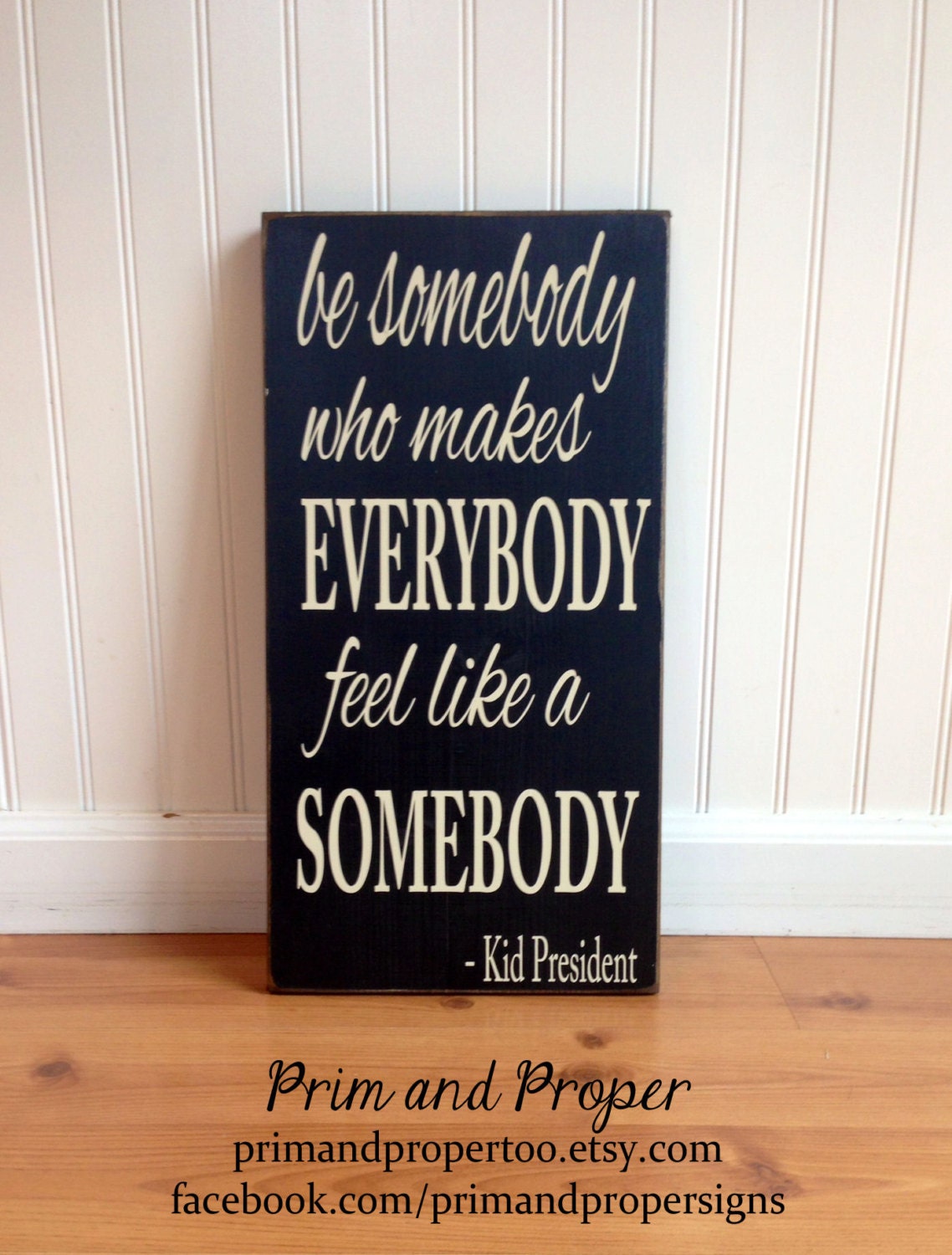 Be Somebody Who Makes Everybody Feel Like Somebody. Hand