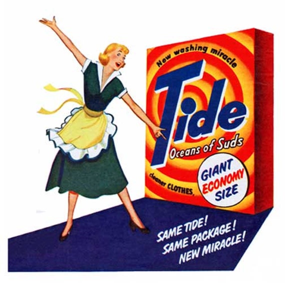 Digital Image 1950 Ad Clipping Laundry Soap 1950's