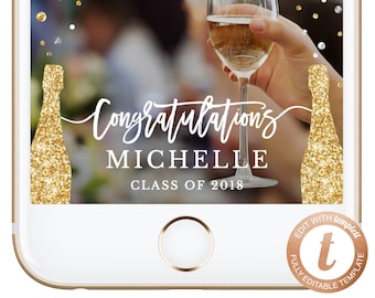 INSTANT DOWNLOAD Snapchat Geofilter Graduation Snapchat Filter College Graduation Geofilter Snapchat Congrats Grad Party Geofilter Templett