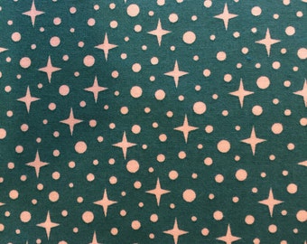 Rhoda Ruth Teal by Elizabeth Hartman for Robert Kaufman Fabrics