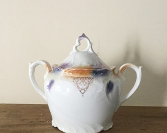 Vintage Porcelain Sugar Bowl