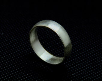Sterling Silver Half-Round Band (Custom Sized)