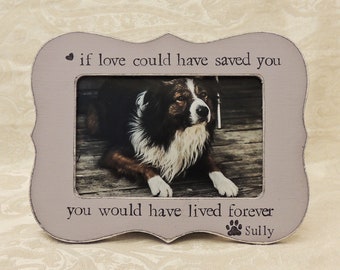 Pet memorial frame | Etsy