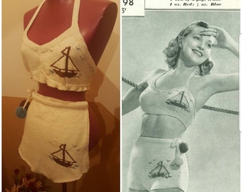 1940 's Vintage Swimsuit