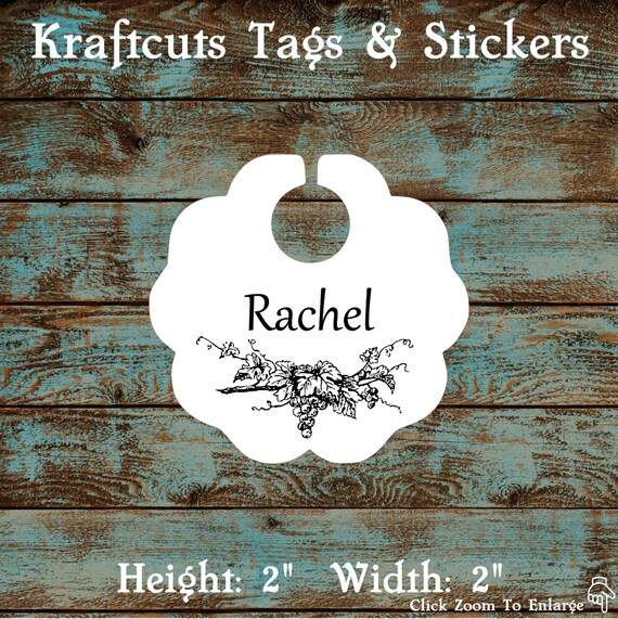 Personalized Wine Charms - Grapevine Wine Glass Charms #603 FREE SHIPPING!