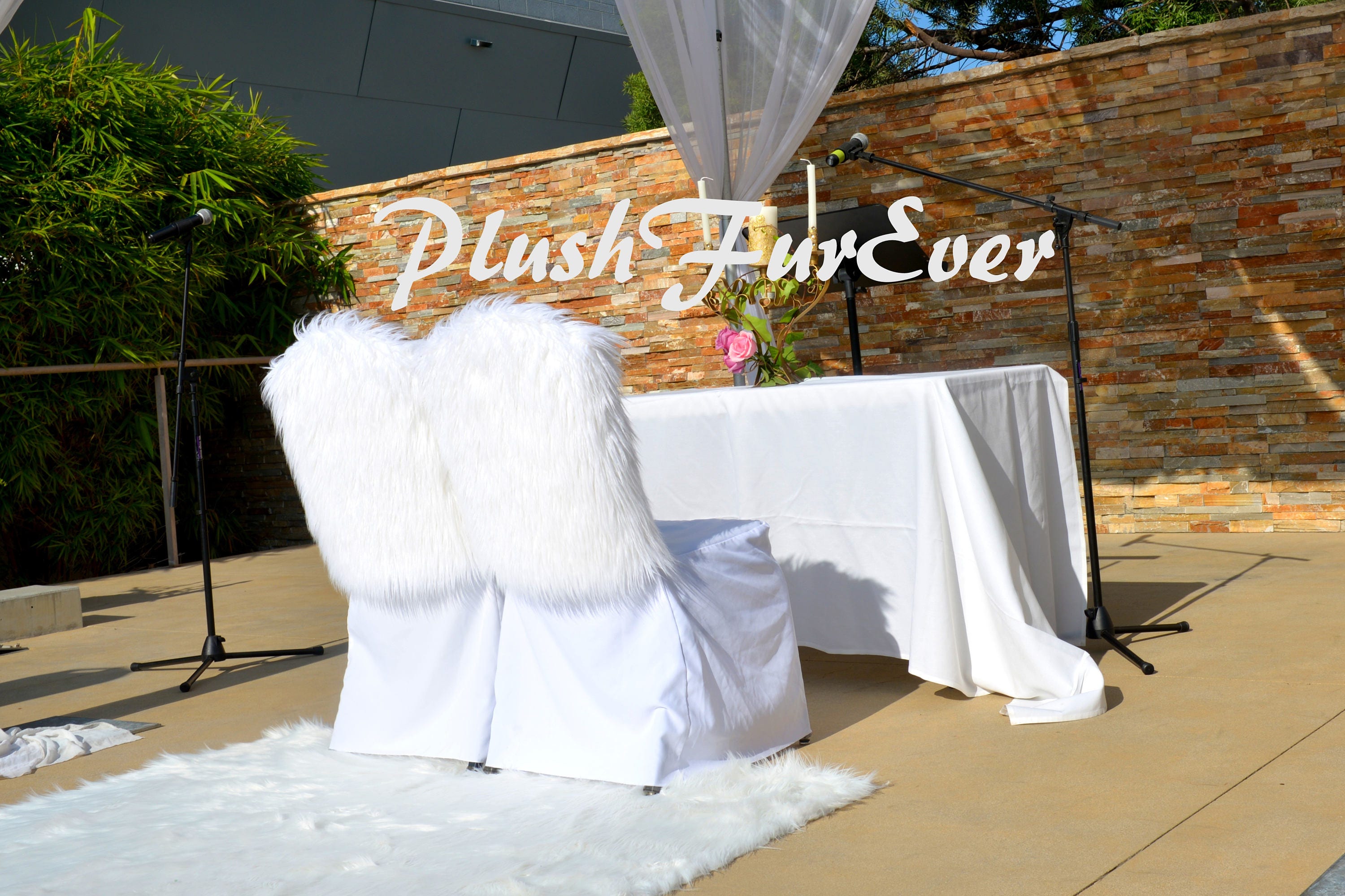 WEDDING CHAIR COVER e Pair Groom and Bride Chairs Seats Covers