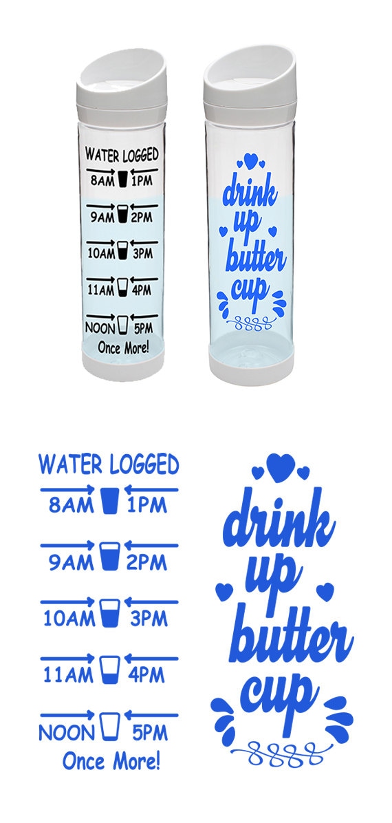 Download WATER BOTTLE MOTIVATION Cut File Svg eps dxf png