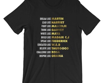 Black history shirt | Etsy