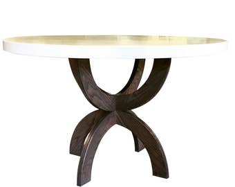 Double U Concrete Dining Table
