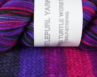 Derby - Hand-Dyed Self Striping Worsted Yarn