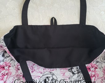 Pink Princess Grocery Tote